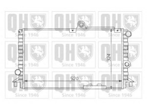 QUINTON HAZELL QER1443 radiatorius, variklio aušinimas 
 Aušinimo sistema -> Radiatorius/alyvos aušintuvas -> Radiatorius/dalys
60 538 379, 60 578 740, 60 578 740