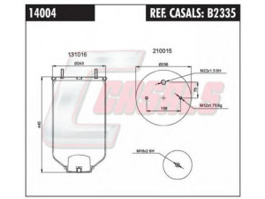 CASALS B2335 dėklas, pneumatinė pakaba
4284300301