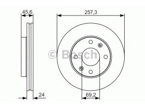 BOSCH 0 986 479 S03 stabdžių diskas 
 Dviratė transporto priemonės -> Stabdžių sistema -> Stabdžių diskai / priedai
51712 17000, 51712 2D300, 51712 2D310