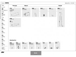 DINEX 147201005 išmetimo sistema 
 Išmetimo sistema -> Išmetimo sistema, visa