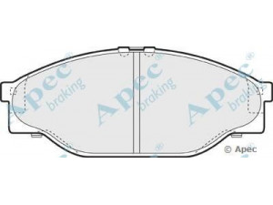 APEC braking PAD821 stabdžių trinkelių rinkinys, diskinis stabdys 
 Techninės priežiūros dalys -> Papildomas remontas
04465-26040, 04465-26050, 04465-26051