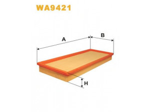 WIX FILTERS WA9421 oro filtras 
 Techninės priežiūros dalys -> Techninės priežiūros intervalai
1X439601AA, C2S11215, C2S51377