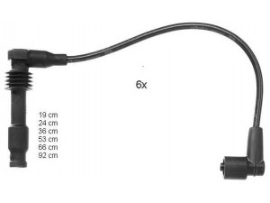 BERU ZEF986 uždegimo laido komplektas