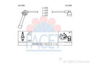 FACET 4.9739 uždegimo laido komplektas 
 Kibirkšties / kaitinamasis uždegimas -> Uždegimo laidai/jungtys
F SD7-18-140 B
