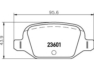 HELLA 8DB 355 009-551 stabdžių trinkelių rinkinys, diskinis stabdys 
 Techninės priežiūros dalys -> Papildomas remontas
71752988, 71772212, 77362270, 77363445