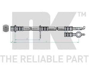 NK 8545165 stabdžių žarnelė 
 Stabdžių sistema -> Stabdžių žarnelės
9094702C24