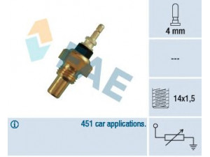 FAE 32220 siuntimo blokas, aušinimo skysčio temperatūra 
 Elektros įranga -> Jutikliai
002 542 25 17, 005 542 10 17, 005 542 26 17