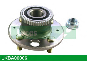 LUCAS ENGINE DRIVE LKBA80006 rato guolio komplektas 
 Ašies montavimas/vairavimo mechanizmas/ratai -> Rato stebulė/montavimas -> Rato guolis