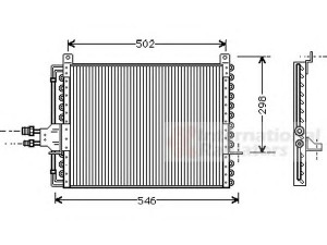 VAN WEZEL 30005206 kondensatorius, oro kondicionierius 
 Oro kondicionavimas -> Kondensatorius
123 830 0770, 1238300770, A1238300770