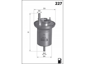 MECAFILTER ELE6063 kuro filtras 
 Techninės priežiūros dalys -> Papildomas remontas
6Q0201051, 6Q0201051A, 6Q0201511