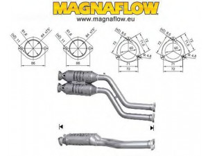 MAGNAFLOW 70625 katalizatoriaus keitiklis 
 Išmetimo sistema -> Katalizatoriaus keitiklis
18307832488
