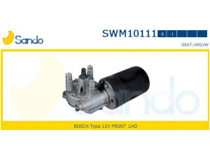 SANDO SWM10111.1 valytuvo variklis 
 Priekinio stiklo valymo sistema -> Varikliukas, priekinio stiklo valytuvai
1L0955119