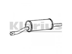 KLARIUS TB37K vidurinis duslintuvas 
 Išmetimo sistema -> Duslintuvas
172120, 5923548, ZF07654358, ZF7654358