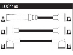 LUCAS ELECTRICAL LUC4160 uždegimo laido komplektas 
 Kibirkšties / kaitinamasis uždegimas -> Uždegimo laidai/jungtys
T376B