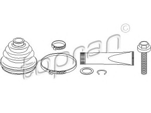 TOPRAN 103 747 gofruotoji membrana, kardaninis velenas 
 Ratų pavara -> Gofruotoji membrana
4A0 498 203, 4A0 498 203A