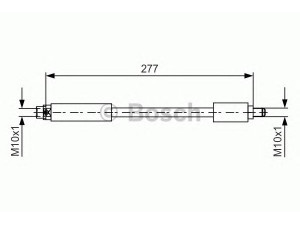 BOSCH 1 987 481 616 stabdžių žarnelė 
 Stabdžių sistema -> Stabdžių žarnelės
34 30 6 797 527