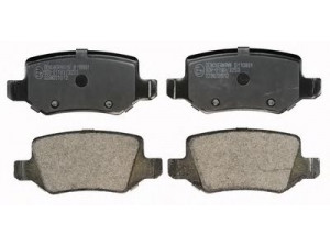 DENCKERMANN B110891 stabdžių trinkelių rinkinys, diskinis stabdys 
 Techninės priežiūros dalys -> Papildomas remontas
1684200420, 1694200420, 4144200120