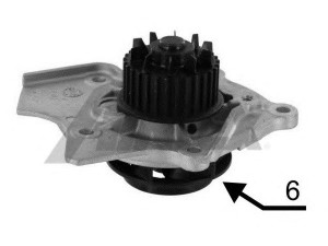 AIRTEX 1958 vandens siurblys 
 Aušinimo sistema -> Vandens siurblys/tarpiklis -> Vandens siurblys
06H.121.026AB, 06H.121.026AF, 06H.121.026BA
