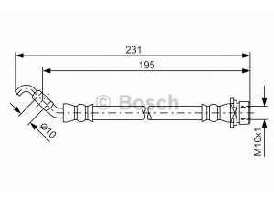 BOSCH 1 987 481 562 stabdžių žarnelė 
 Stabdžių sistema -> Stabdžių žarnelės
90947W2016