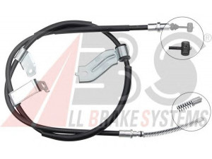 A.B.S. K12099 trosas, stovėjimo stabdys 
 Stabdžių sistema -> Valdymo svirtys/trosai
95966825, 95999252