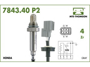 MTE-THOMSON 7843.40.050P2 lambda jutiklis 
 Variklis -> Variklio elektra