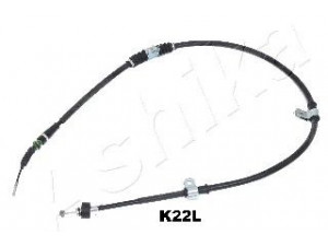 ASHIKA 131-0K-K22L trosas, stovėjimo stabdys 
 Stabdžių sistema -> Valdymo svirtys/trosai
597602F200, 597602F200