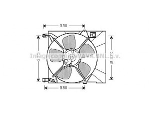 AVA QUALITY COOLING DW7516 ventiliatorius, radiatoriaus 
 Aušinimo sistema -> Oro aušinimas
96536638, 96536638