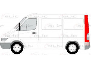 BLIC 6505-04-3546705P stogo statramstis 
 Kėbulas -> Kėbulo dalys/ sparnas/buferis -> Stogo/durų ramsčiai/rėmai