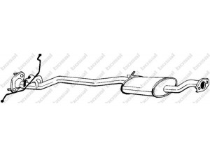 BOSAL 171-353 priekinis duslintuvas 
 Išmetimo sistema -> Duslintuvas
PN01-40-300B, PN01-40-300D, PN01-40-300D9A