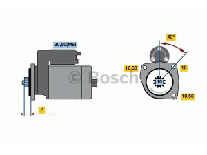 BOSCH 0 001 121 427 starteris 
 Elektros įranga -> Starterio sistema -> Starteris
6G9N1 1000 LC, LR 009338, LR009338