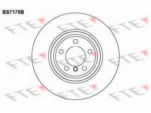 FTE BS7176B stabdžių diskas 
 Stabdžių sistema -> Diskinis stabdys -> Stabdžių diskas
34 11 6 750 267