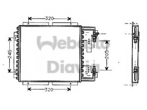 WEBASTO 82D0225178A kondensatorius, oro kondicionierius
7700811354, 7700825300