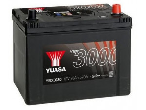 YUASA YBX3030 starterio akumuliatorius 
 Elektros įranga -> Akumuliatorius