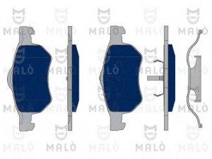 MAL? 1050155 stabdžių trinkelių rinkinys, diskinis stabdys 
 Techninės priežiūros dalys -> Papildomas remontas
05072216AA, 5072216AA
