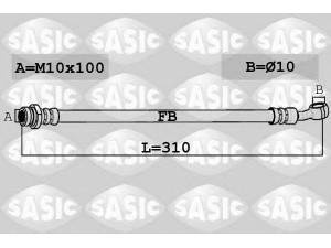SASIC 6606212 stabdžių žarnelė 
 Stabdžių sistema -> Stabdžių žarnelės
587371H500
