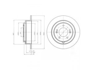 DELPHI BG4262 stabdžių diskas 
 Dviratė transporto priemonės -> Stabdžių sistema -> Stabdžių diskai / priedai
58411-3F000