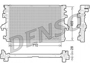 DENSO DRM32038 radiatorius, variklio aušinimas