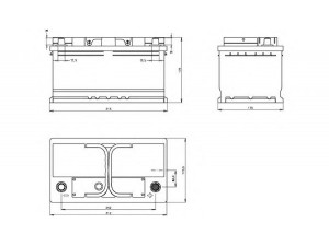 OPEN PARTS BT085L4B.30 starterio akumuliatorius 
 Elektros įranga -> Akumuliatorius
1J0915105AG, 4F0915105B, 8D0915105C