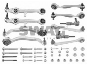 SWAG 32 92 4900 pakabos komplektas 
 Ašies montavimas/vairavimo mechanizmas/ratai -> Valdymo svirtis/pasukamosios svirties sujungimas -> Vairo trauklės (valdymo svirtis, išilginis balansyras, diago
4B3 498 998, 4B3 498 998