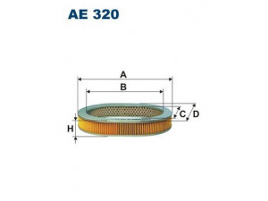 FILTRON AE320 oro filtras 
 Techninės priežiūros dalys -> Techninės priežiūros intervalai
371, 17220PM1305, 17220PM1B01, 17220PM3003
