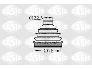 SASIC 9004722 gofruotoji membrana, kardaninis velenas 
 Ratų pavara -> Gofruotoji membrana
7761570, 7761570