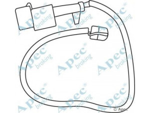 APEC braking WIR5224 susidėvėjimo indikatorius, stabdžių trinkelė 
 Stabdžių sistema -> Susidėvėjimo indikatorius, stabdžių trinkelės
2992394, 42548196, 42559616