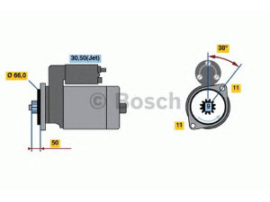 BOSCH 0 001 124 022 starteris 
 Elektros įranga -> Starterio sistema -> Starteris
085 911 023 K, 085 911 023 K