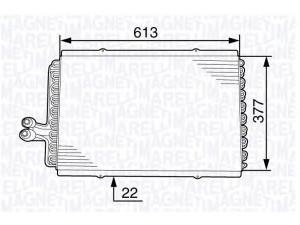 MAGNETI MARELLI 350203708000 kondensatorius, oro kondicionierius 
 Oro kondicionavimas -> Kondensatorius
60 25 103 875, 6025103875, 60 25 103 875