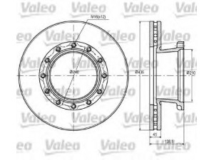 VALEO 187069 stabdžių diskas 
 Stabdžių sistema -> Diskinis stabdys -> Stabdžių diskas
1906438, 1906461, 1906438, 1906461