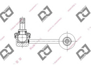 DJ PARTS DL1051 šarnyro stabilizatorius 
 Ašies montavimas/vairavimo mechanizmas/ratai -> Stabilizatorius/fiksatoriai -> Savaime išsilyginanti atrama
52321-S04-003, 52321S04003