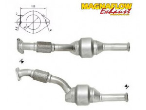 MAGNAFLOW 76306D katalizatoriaus keitiklis 
 Išmetimo sistema -> Katalizatoriaus keitiklis
6025316668, 6025411752