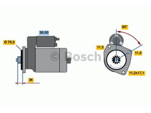 BOSCH 0 986 013 581 starteris 
 Elektros įranga -> Starterio sistema -> Starteris
31200-PA2-663, 31200-PC6-003, 31200-PC6-0033