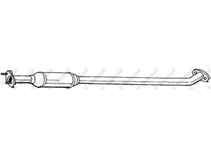 BOSAL 283-541 vidurinis duslintuvas 
 Išmetimo sistema -> Duslintuvas
1426-066E10, 1426-067B30