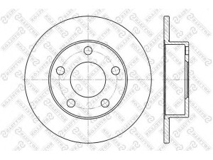 STELLOX 6020-4763-SX stabdžių diskas 
 Stabdžių sistema -> Diskinis stabdys -> Stabdžių diskas
0176911023, 068911023G, 068911023GX